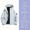 Chaqueta Tres en Uno para Exteriores para Hombres y Mujeres, Conjunto de Dos Piezas de Chaqueta de Algodón Impermeable y Cortavientos para Senderismo, Ropa de Montañismo con Logo Impreso Personalizado
