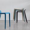 Moda Creativo Taburete de Plástico Moderno Sencillo Hogar Engrosado Silla con Respaldo Taburete de Comedor para Adultos Silla Vela Alta Excelente