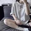 Verano Suelto Manga Corta Shorts Moda Wafflour Estilo Americano Retro Ropa Deportiva Traje Conjunto de Dos Piezas Casual Callejero para Mujer