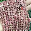 Olho de tigre verde 6MM dongling padrão vermelho pinho africano trevo de quatro folhas contas soltas grampo de cabelo diy acessórios de cabelo pulseira colar com contas atacado