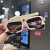 Parasol de Dibujos Animados Tanque de Juego Armadura Gafas de Sol Geniales Gafas de Sol con Protección UV Espejo para Hombre Genial Niños Mecha Pequeño Infantil