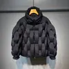 Abrigo de Invierno para Hombre Acolchado de Algodón Cuello Grueso Cálido Abrigo Acolchado de Algodón Moderno Todo Fósforo Nueva Moda Traje Corto de Pan para Pareja