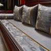 Nuevo Cojín para Sofá de Caoba Estilo Chino Muebles de Madera Maciza Colchón Luohan Lujo Ligero Cojín de Esponja de Gama Alta Cojín de Látex