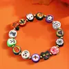 Lindo y Divertido Serie Nueva Europea y Americana Transfronteriza de Halloween Calabaza Fantasma Gato Pulsera de Arcilla Blanda Fantasma Maligno