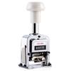 Máquina numeradora automática Deli 7506 6/7/8 metal sello digital máquina numeradora de páginas Suministros financieros bancarios