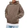 Moletom com Capuz Masculino Plush e Veludo Europeu e Americano para Outono e Inverno da Aliexpress Cross-Border Wish2025