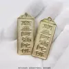 Joyería Chapada en Oro Amitabha Colgante de Buda Vietnamita Amuleto de Buda Colgante para Cinturón Llavero Decoración para Coche Etiqueta de Paz