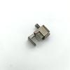 Conectores de muebles al por mayor de fábrica soporte de placa de aleación de vidrio soporte de goma blanda especial con peso 15-20 mm