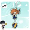 Llavero de Acrílico de Voleibol Hecho por Fans Junior Dibujo Animado Anime Periférico Lindo Colgante Accesorio