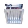 Válvula de Control Manual de Volumen de Aire de Múltiples Paletas, Válvula Cuadrada, Tubería de Acero Inoxidable Galvanizado, Válvula de Aire Ajustable de Múltiples Hojas, Válvula de Mariposa, Alta Temperatura