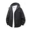 Chaqueta Exterior Impermeable Resistente a Manchas Moldeadora Multicolor Versátil Tejido de Superficie Brillante Unisex para Ciudad Camping Chaqueta Casual Superior
