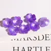Acessórios de Flor de Lírio do Vale Brilhante em Acrílico Estilo Menina Elegante e Descolada, Brincos Artesanais DIY, Tarraxas, Decorações de Orelha e Materiais para Acessórios