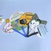 Abanicos Pequeños Personalizados con Forma de Dibujo Animado para Clínicas Dentales, Joyerías, Escuelas de Manejo y Bancos; Hecho de Plástico PP