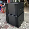 Contrachapado de abedul estilo laberinto montado en la parte trasera altavoz subwoofer único de 18 pulgadas 15 pulgadas caja de subwoofer única de 18 gabinete de altavoz vacío