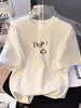 Camisetas Blancas de Algodón Puro de Manga Corta para Niños y Niñas, Verano Holgadas, Tops de Media Manga para Niños Talla Mediana y Grande, Marca de Moda, Venta Caliente Transfronteriza