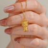 Colar de Diamante Solitário Céu Estrelado Super Brilhante para Mulheres 2026 Novo Simples e Exquisito Aço Titânio Não Desbota Corrente para Clavícula Joalheria Personalização