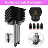 Para Bambu Lab A1/A1 Mini Kit de Hotend Cabezal de Impresión de Alta Velocidad Ensamblaje Termistor Calentador Boquilla de Acero Templado de 0.2/0.4/0.6/0.8mm