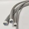 Manguera de Acero Inoxidable 304 Trenzada de Teflon Liso de Alta Presión Gran Flujo Bajo Residuo Resistente a la Corrosión Tubo Trenzado de Teflon