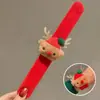Diadema Luminosa Navideña de Dibujos Animados Pinzas para el Cabello Diadema Dulce Linda de Astas Ambiente Pinzas de Felpa para el Cabello para Niños