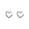 Nuevos Pendientes Trendy Estilo Coreano Corazón Hueco Estilo Ins, Super de Hada para Primavera y Verano, Simples, Exquisitos, Compactos, Versátiles Pendientes de Acero de Titanio