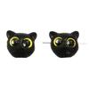 Cuentas acrílicas de AliExpress con forma de gato y dibujos animados, pequeñas cuentas de león con agujero recto, joyería de cuentas artesanal para niños.