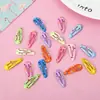 Presilha de Bebê Colorida 3cm com Bolinhas Brilhantes, Fashion e Fofa, Tamanho Pequeno, Suave no Cabelo, Grampo para Franja e Cabelos Soltos
