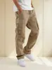 Comercio Exterior Transfronterizo 2026 Pantalones Cargo Nuevos para Hombre con Múltiples Bolsillos, Cordón, Pantalones Casuales de Pierna Recta, Estilo Europeo y Americano al por Mayor