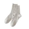 Calcetines de Malla de Verano para Mujer Calcetines Holgados Finos de Media Caña Sin Costuras Color Sólido Blanco Versátiles Calcetines de Algodón de Media Longitud