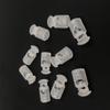Suministro en stock cordón hebilla de resorte de presión bolsillo con cordón cierre tipo nariz de cerdo hebilla de resorte tipo hongo para ropa