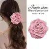 Pinza para el Cabello de Flor Rosa para Mujer, Nuevo Pasador Floral de Alta Gama 2026, Accesorio para el Cabello de Pinza de Tiburón
