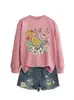 Amazon eBay Estação Independente Moda Temperamento Feminino Flores Canteiros de Flores Flores Amarelas Flores Rosas Flores Laranjas Flores Azuis Moletom