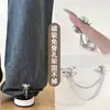 Hebilla Magnética Ajustable para Dobladillo de Pantalón Antideslizante, Accesorio Anti-Suciedad, Botón para Acortar y Elegante
