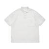 Trs Serie Tendencia Japonesa 26Ss Camisa Polo Piqué Capa de Aire Fresco Corte Holgado Camiseta de Manga Corta para Hombres y Mujeres