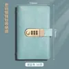 Libro de Ahorros en Efectivo Transfronterizo Álbum de Almacenamiento para Administración Financiera Candado con Contraseña Pinza para Dinero Libro de Dinero para Almacenar Ahorros en Efectivo Libro de Contabilidad
