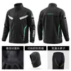 Conjunto de Impermeable y Pantalón de Lluvia para Motociclista para Hombres, Ropa Exterior para Adultos, Protección contra Lluvia Intensa, Traje de Dos Piezas para Repartidor, Transfronterizo