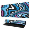 Mouse Pad Fluido Abstrato, Extra Grande Estendido para Teclado de Computador e Jogos E-Sports, Antiderrapante, Suporta Personalização para E-Sports
