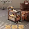 Mesa de Centro Móvel 2026 Novo Estilo Luxo Leve Sensação de Alto Padrão Estilo Vintage Carrinho Pequeno Mesa Lateral Gabinete Lateral de Sofá Sala de Estar Uso Doméstico