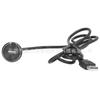 Cabecera cojín de bolsa suave cojín incrustado conveniente mini redondo diámetro 2cm orificio único adaptador de carga USB