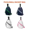 Bolsa para Paleta de Pickleball, Multifuncional, Gran Capacidad, Bolsa Deportiva Cruzada de un Solo Hombro, Bolsa para Tenis de Mesa, Bolsa con Cremallera para Almacenamiento, Ligera