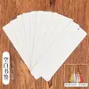 Marcadores de Libros de Borla Lisos Pintados a Mano Tarjetas Hechas a Mano para Estudiantes Regalos de Bricolaje para Niños Paquete de Materiales Caseros Día de la Lectura