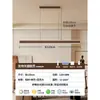 Luminária Pendente Moderna Minimalista Estilo Japonês Cor de Noz para Sala de Jantar, Sala de Estar, Sala de Chá, Escritório, Mesa de Jantar, Pousada Zen Estilo Chinês Novo