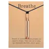 Nuevo Producto en Stock Amazon Collar Colgante de Meditación Mindfulness de Giro Roscado Silbato de Acero de Titanio para Ajustar la Respiración y Aliviar el Estrés