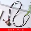 Sândalo verde chifre sândalo vermelho DIY pingente de cabaça leve texto chinês brincar decoração artesanato fabricantes atacado