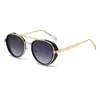 2025 Nuevas Gafas de Sol Retro Ovaladas Europeas y Americanas Bolso Lateral para Hombre Gafas de Marco Pequeño Gafas de Moda Transfronterizas para Mujer Venta al por Mayor
