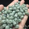 Jade Natural Grau A Esculpido 10x8mm Contas de Arroz Contas Cilindricas Venda por Atacado DIY Passe-partout Pulseira Colar Acessórios de Joia