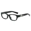Óculos de sol com armação quadrada e lentes azuis estilo old money atacado óculos de sol com proteção UV óculos de sol estilo old money