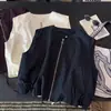 Colete de trabalho retro japonês em algodão Tencel com gola redonda e mangas curtas para mulheres, versão coreana de outono com cordão e zíper jaqueta cardigã