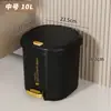 2026 Nuevo Modelo Cubo de Basura para Sala de Estar, Tapa abatible con Pedal, Doble Uso, Gran Capacidad, Cubo de Basura para Baño, Cubo de Almacenamiento Operado por Pedal para Dormitorio