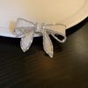 Corea del Sur Dongdaemun moda perla diamante lazo horquilla clip de resorte Diseño de temperamento rojo neto accesorios para el cabello para mujeres