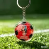 Chaveiro Acrílico Plano Tema Copa do Mundo Estojo de Lápis Unisex Mochila Pequeno Pingente Decoração para Jovens